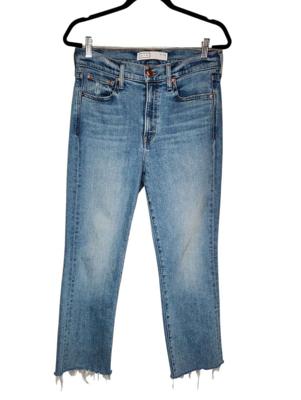 AYR The Sugar Raw Hem Blue Jeans Size 29S